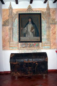 Retrato de Santa Beatriz y cofre